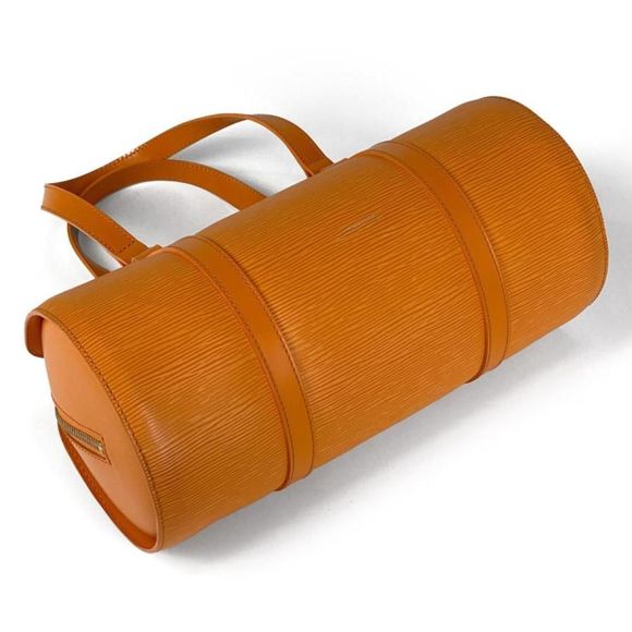 Louis Vuitton Soufflot Shoulder Tube Handbag Epi Mandarin Orange - Picture 2 of 6